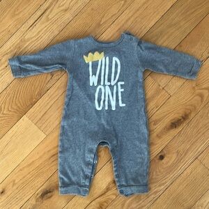 Wild One onsesie 12m